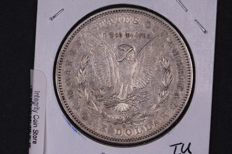 1886-S Morgan Silver Dollar. Extra Fine Coin, Reverse Obstruct Through. Store