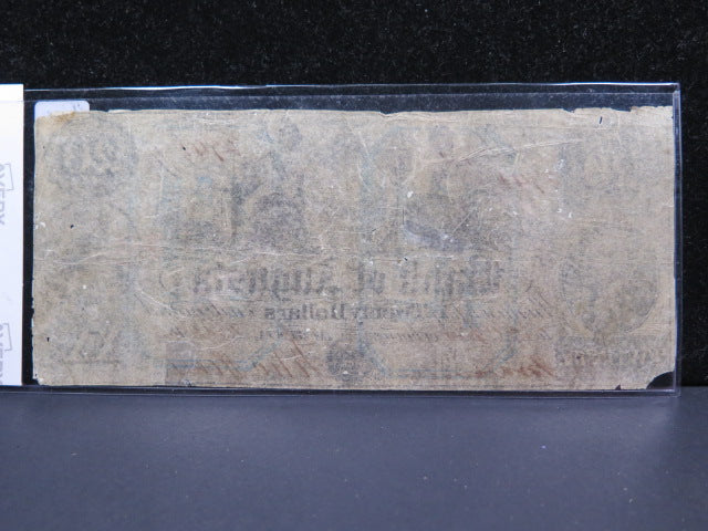 1858 $20 Obsolete Currency, Augusta Georgia. Store