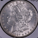 1887 Morgan Silver Dollar, Gem Mint State Uncirculated, Store