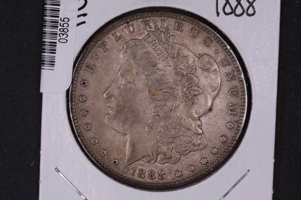 1888 Morgan Silver Dollar, Affordable Extra Fine Coin. Store #03855