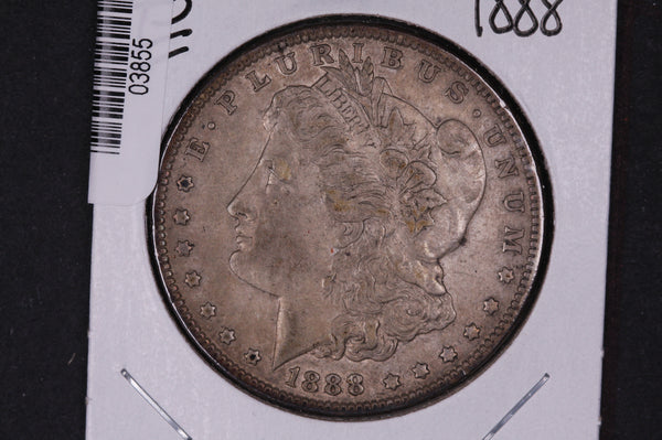1888 Morgan Silver Dollar, Affordable Circulated Coin. Store #03855