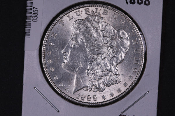 1888 Morgan Silver Dollar, Gem UN-Circulated Coin. Store #03857