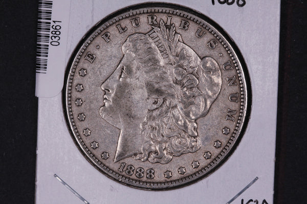 1888 Morgan Silver Dollar, Affordable Circulated Coin. Store #03861