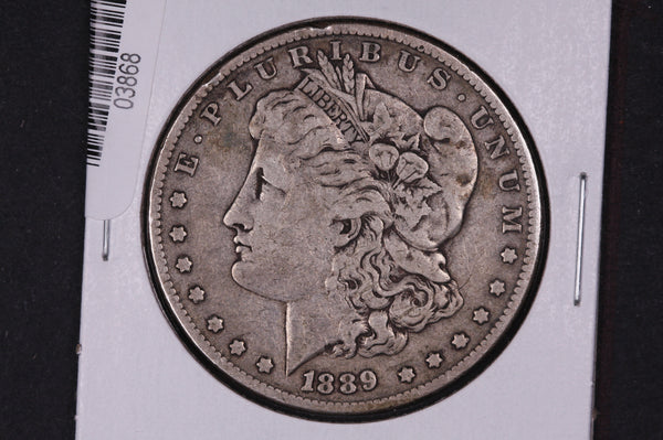 1889 Morgan Silver Dollar, Affordable Circulated Coin. Store #03668