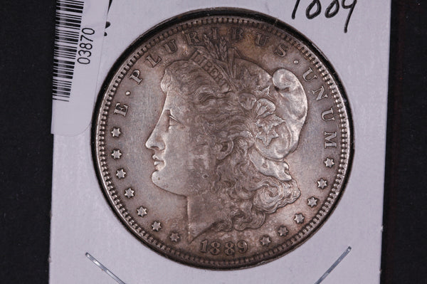1889 Morgan Silver Dollar, Affordable Circulated Coin. Store #03870