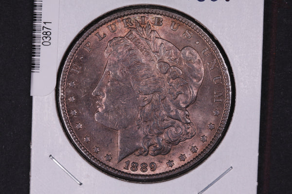 1889 Morgan Silver Dollar, Nice Even Toned Coin. Store #03871