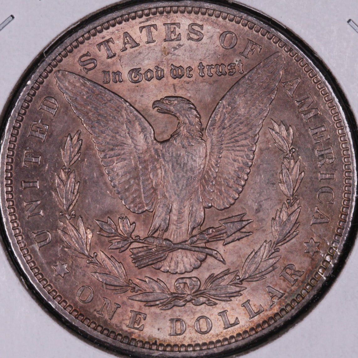 1889 Morgan Silver Dollar, Mint State Uncirculated Coin, Store #DR0312