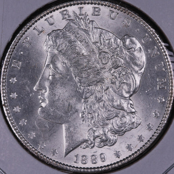 1889 Morgan Silver Dollar, Gem UN-Circulated Coin. Store #DR0239