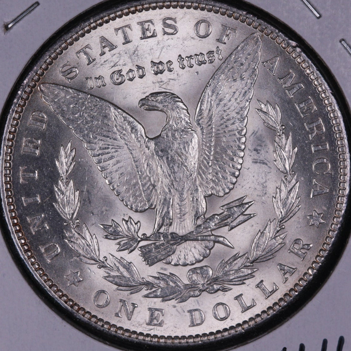1889 Morgan Silver Dollar, Gem Mint State Uncirculated Coin. Store #DR0240