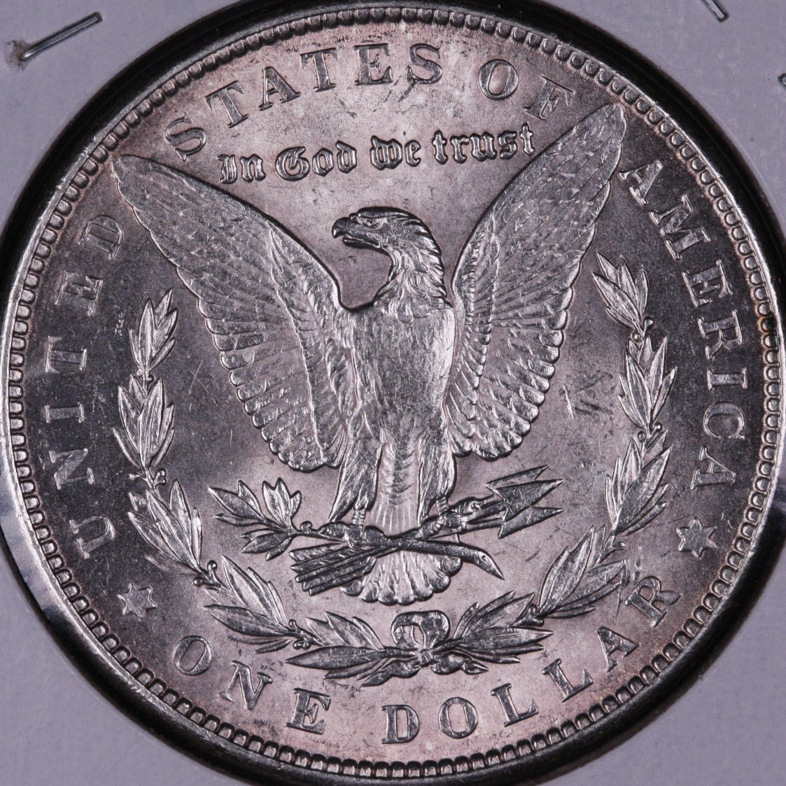 1889 Morgan Silver Dollar, Mint State Uncirculated Coin, Store #DR0319