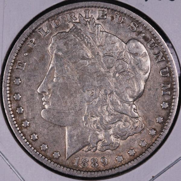 1889-O Morgan Silver Dollar, Fine Circulated Coin. Store #DR0057
