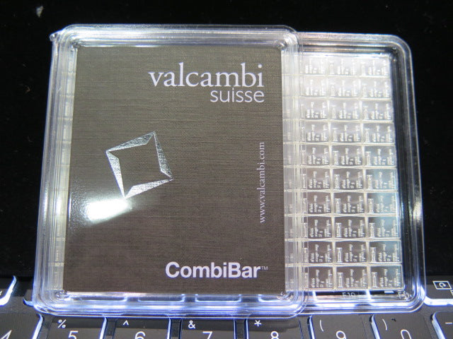 100 Gram Bars.  .9999 Pure Silver, Valcambi Suisse. Break Apart, End Times Kit.