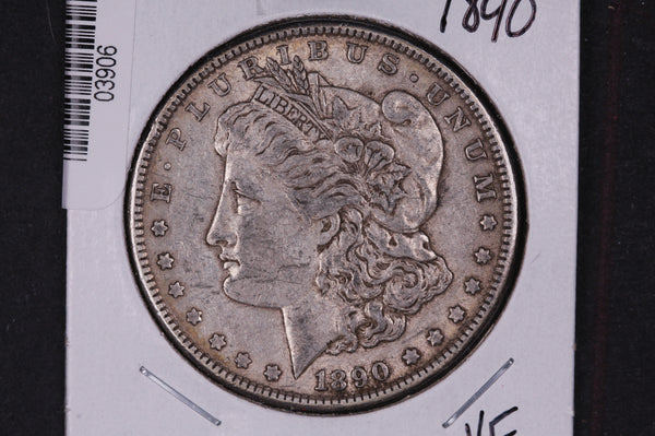 1890 Morgan Silver Dollar, Affordable Circulated Coin. Store #03906