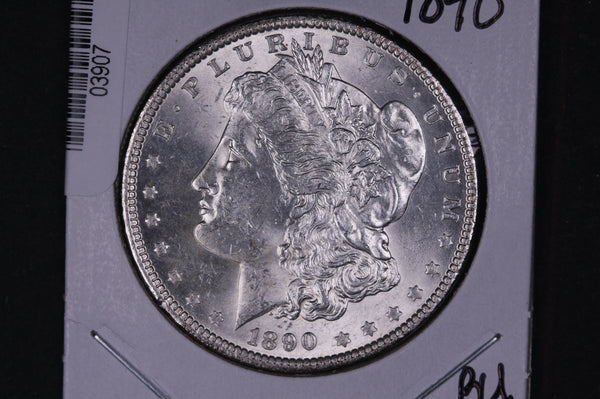 1890 Morgan Silver Dollar, Affordable Uncirculated Coin. Store #03907