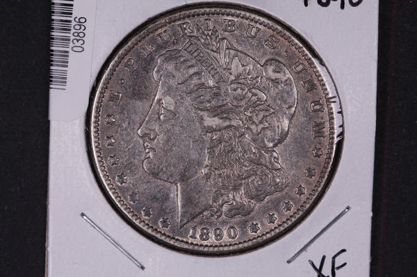 1890 Morgan Silver Dollar, Problem Free Circulated Coins. Store #03896, 98, 94, 89, 99, 03895