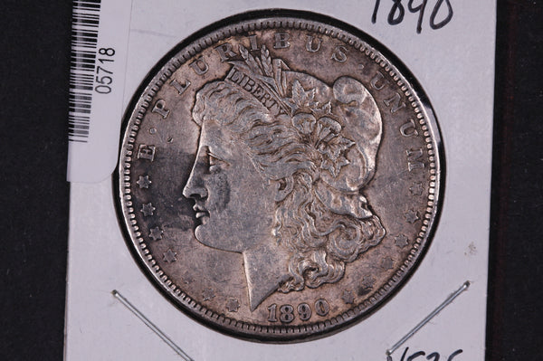 1890 Morgan Silver Dollar, Affordable Circulated Coin. Store #03893, 05718, 03892.