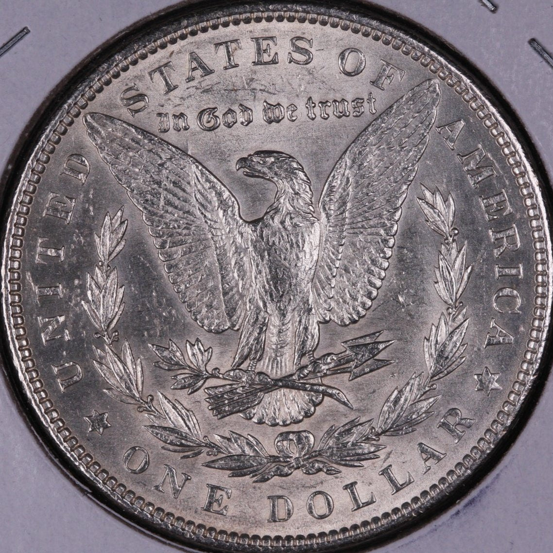1890 Morgan Silver Dollar, Mint State Uncirculated Coin, Store #DR0062