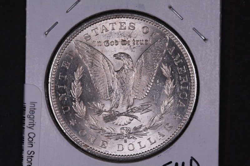 1890-S Morgan Silver Dollar, Brilliant UN-Circulated Condition. Store
