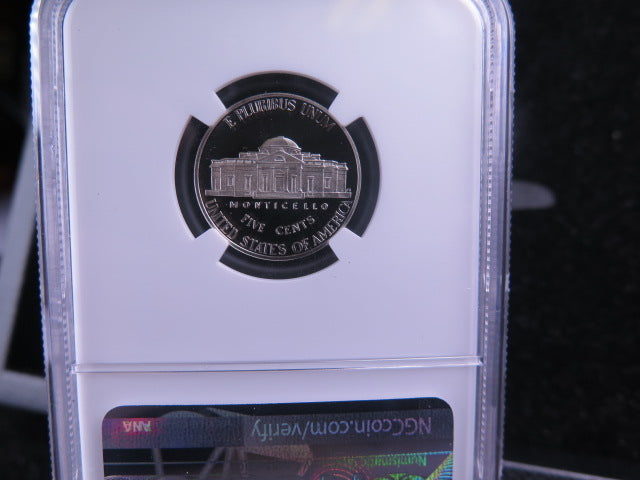 2021-S Proof Jefferson Nickel, NGC Graded PF-70 Ultra Cameo, Store #10701