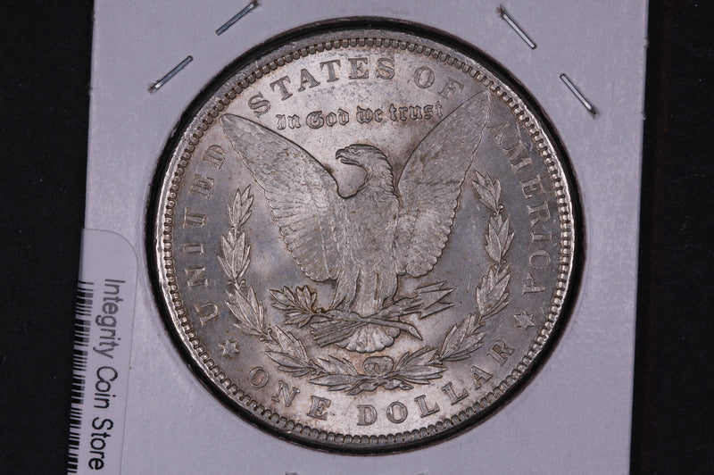 1891 Morgan Silver Dollar, UN-Circulated Coins, Slight Toning. Store