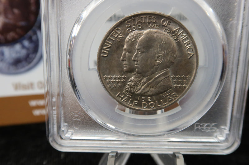 1921 Alabama Commemorative Silver Half Dollar. PCGS MS64.,