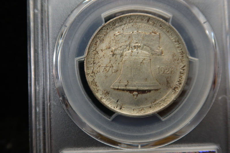 1926 Sesquicentennial Commemorative Silver Half Dollar. PCGS Graded MS63.