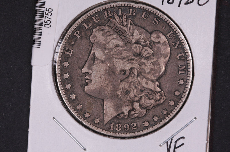 1892-O Morgan Silver Dollar, Affordable Circulated Coin. Store