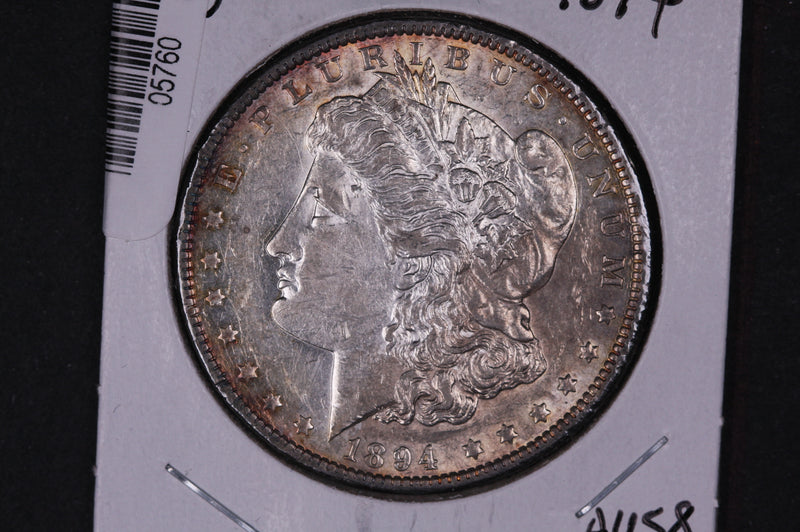 1894 Morgan Silver Dollar, About UN-Circulated Coin. Nice Eye Appeal. Store