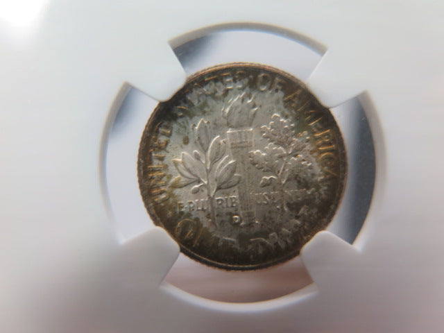 1947-D Roosevelt Dime, NGC MS66 FT. Store #08532