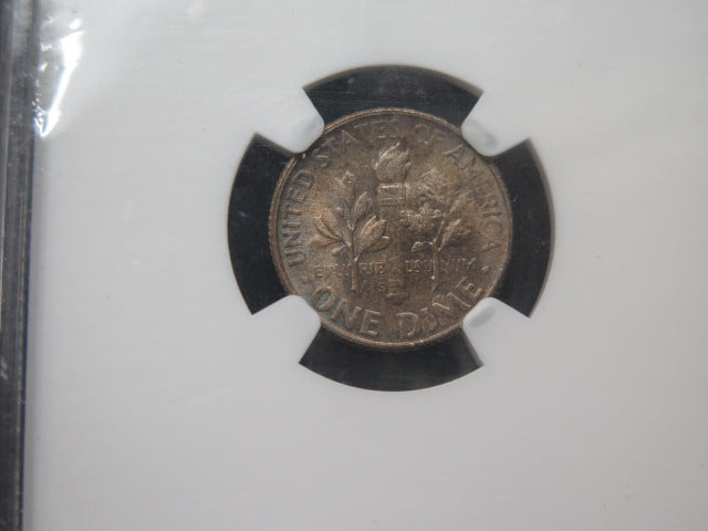 1947-S Roosevelt Dime, NGC MS66 FT. Store #08533
