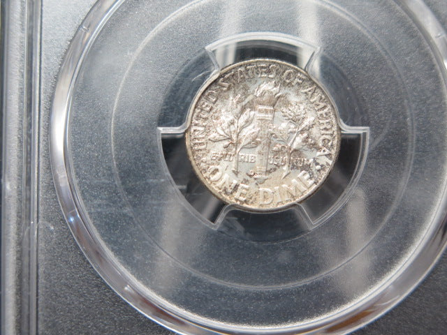 1955-D Roosevelt Dime, PCGS MS66 FB. Store #08534