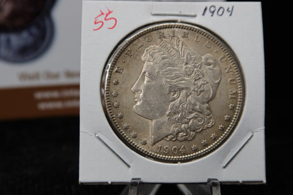 1904 Morgan Silver Dollar, Circulated Condition, Store #08170