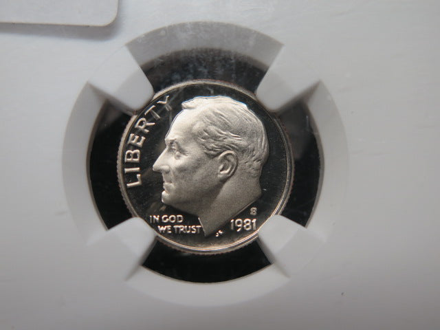 1981-S Roosevelt Dime, Type 2, NGC PF70 Ultra Cameo. Store