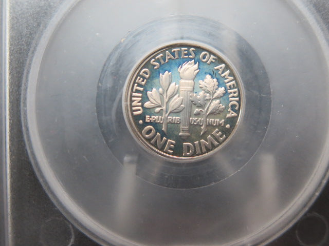 1981-S Roosevelt Dime, Type 2, SEGS PF69 Deep Cameo. Store #08539