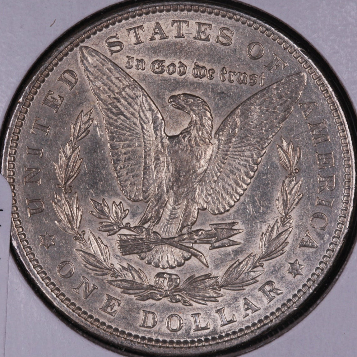 1896 Morgan Silver Dollar, Mint State Uncirculated Coin, Store #DR0363