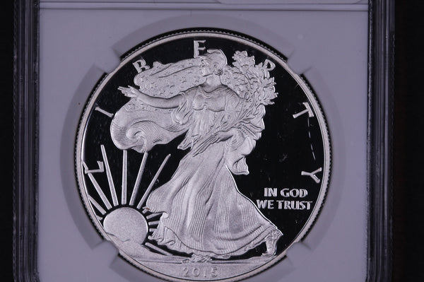2015-W American Silver Eagle. NGC Graded PF-69 Ultra Cameo.  Store #03783