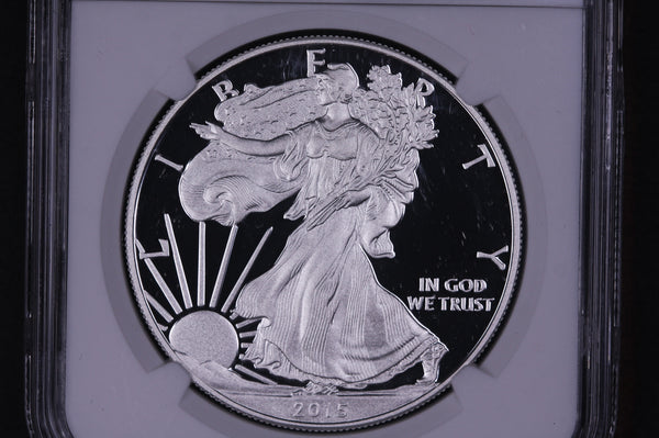 2015-W American Silver Eagle. NGC Graded PF-69 Ultra Cameo.  Store #03785
