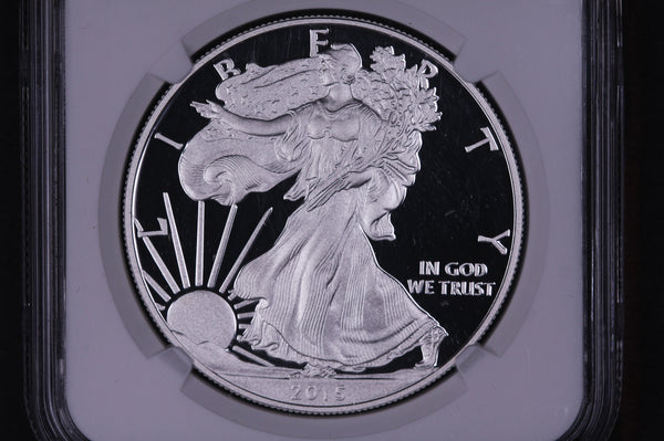 2015-W American Silver Eagle. NGC Graded PF-69 Ultra Cameo.  Store #03786