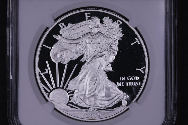 2015-W American Silver Eagle. NGC Graded PF-69 Ultra Cameo.  Store #03787