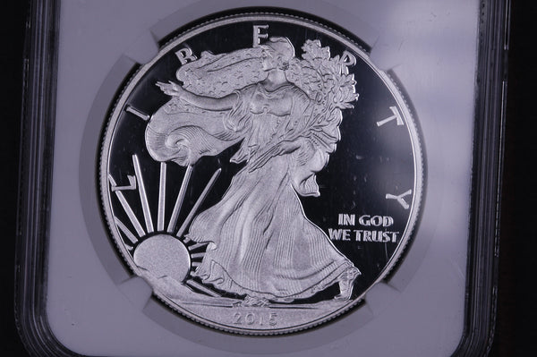 2015-W American Silver Eagle. NGC Graded PF-70 Ultra Cameo.  Store #03788