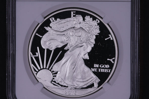 2015-W American Silver Eagle. NGC Graded PF-70 Ultra Cameo.  Store #03789