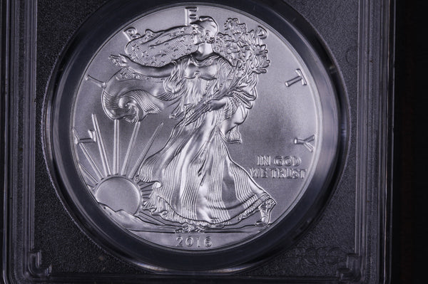 2016 American Silver Eagle. PCGS Graded MS-69 Eagle 30th Anniversary. Store #03793
