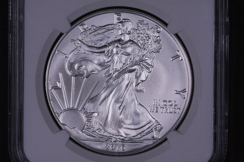 2016(W) American Silver Eagle. NGC Graded MS-70 Eagle 30th Anniversary. Store