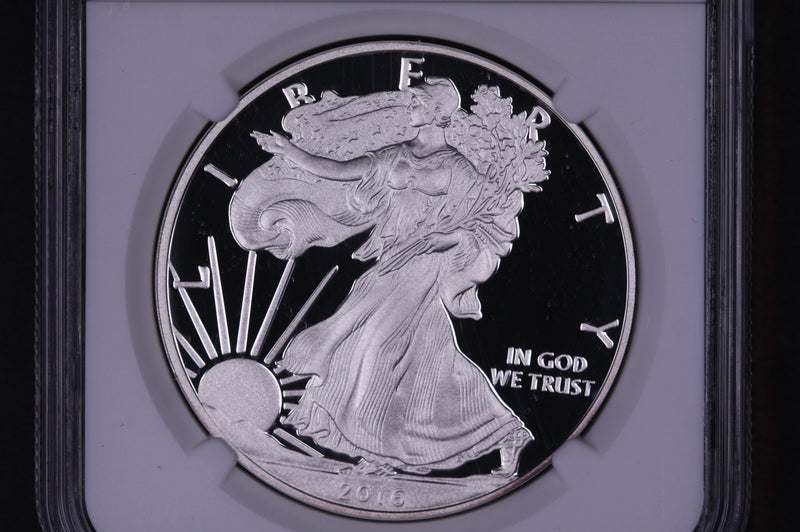 2016-W American Silver Eagle. NGC Graded PF-69 Ultra Cameo. Store
