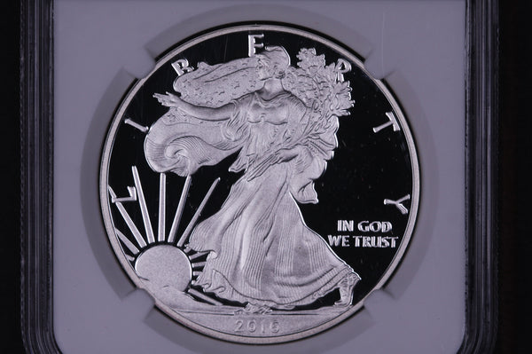 2016-W American Silver Eagle. NGC Graded PF-69 Ultra Cameo. Store #03799