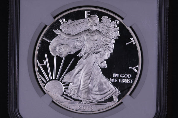2016-W American Silver Eagle. NGC Graded PF-69 Ultra Cameo. Store #03800