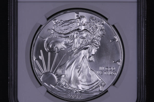 2017(S) American Silver Eagle. NGC Graded MS-69.  Store #03802