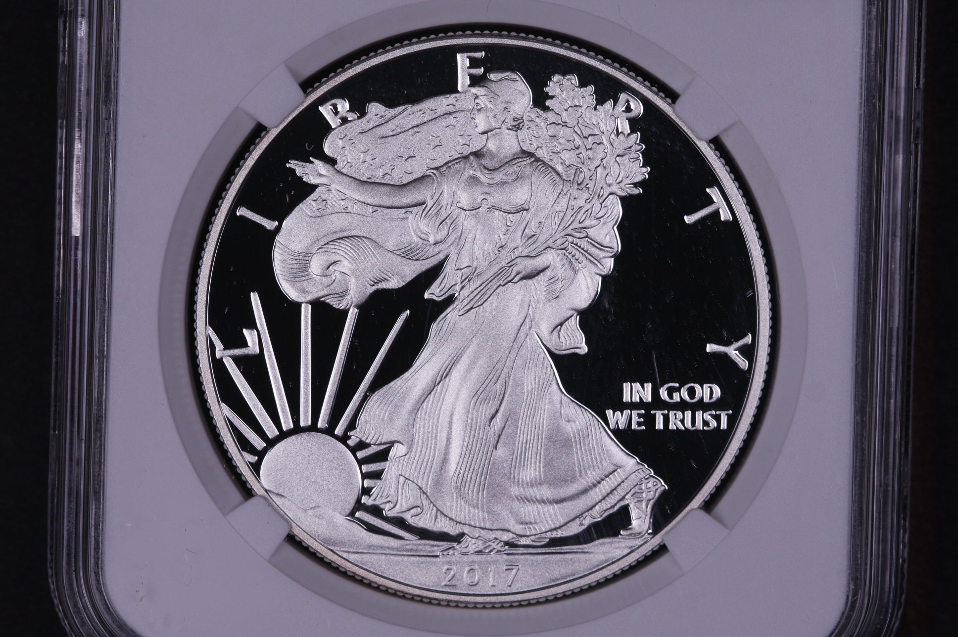 2017-W American Silver Eagle, NGC Graded PF-70 Ultra Cameo, Store #03805