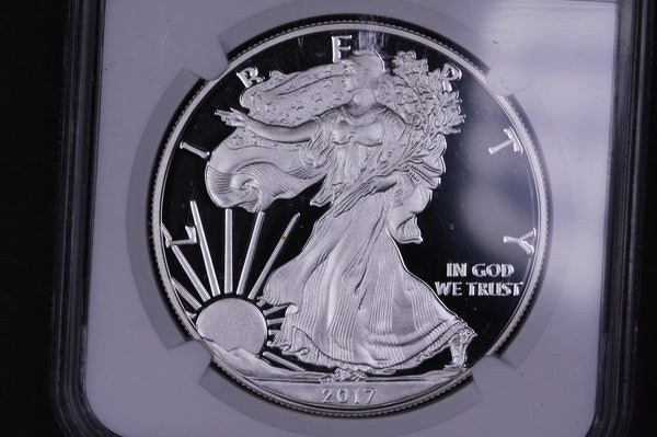 2017-S American Silver Eagle. NGC Graded PF-69 Ultra Cameo.  Store #03807