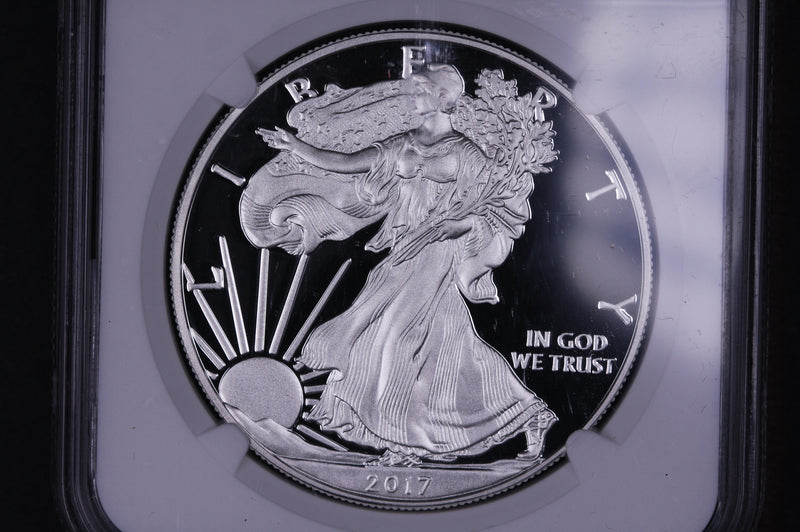 2017-S American Silver Eagle. NGC Graded PF-69 Ultra Cameo.  Store